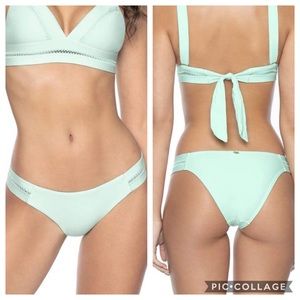 NWT Pilyq Azura Stitched Tab Tiny Bikini Bottom